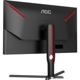 AOC U27G3X/BK 27" 4K UHD gaming monitor Zwart/rood, 2x HDMI, 2x DisplayPort, 160 Hz