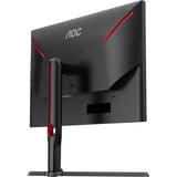 AOC U27G3X/BK 27" 4K UHD gaming monitor Zwart/rood, 2x HDMI, 2x DisplayPort, 160 Hz