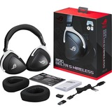 ASUS ROG Delta S Wireless gaming headset Zwart, Bluetooth, 2,4GHz, Pc, PlayStation 4, PlayStation 5, Nintendo Switch
