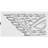 ASUS ROG STRIX Platinum White Edition modulaire 1000 watt voeding  Wit, 1x 12V-2x6, 4x PCIe