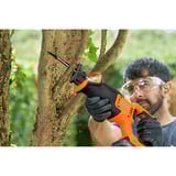 BLACK+DECKER BLCR78N-XJ 18V Reciprozaag Zwart/oranje, Accu en oplader niet inbegrepen