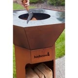 Barbecook Nestor Original cortenstaal houtbarbecue 