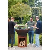 Barbecook Nestor Original cortenstaal houtbarbecue 