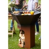 Barbecook Nestor Original cortenstaal houtbarbecue 