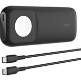 Belkin BoostCharge Pro - Snelle draadloze lader voor Apple Watch + 10.000mAh-powerbank Zwart, MagSafe, USB-C