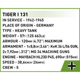 COBI Tiger I 131 Constructiespeelgoed Schaal 1:72