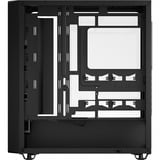 Corsair 3200D RS Black midi tower behuizing Zwart | 1x USB-A | 1x USB-C | Tempered Glass