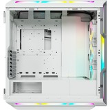 Corsair iCUE 5000T RGB Tower-behuizing Wit | 4x USB-A 3.2 (5 Gbit/s) | USB-C 3.2 (5 Gbit/s) | Audio | Window-kit