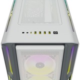 Corsair iCUE 5000T RGB Tower-behuizing Wit | 4x USB-A 3.2 (5 Gbit/s) | USB-C 3.2 (5 Gbit/s) | Audio | Window-kit