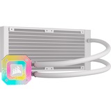 Corsair iCUE H100i ELITE CAPELLIX XT 240 mm waterkoeling Wit, 4-pins PWM fan-connector