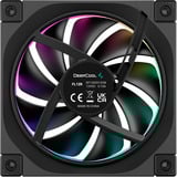 DeepCool FL12R-3 IN 1 case fan Zwart, 3 stuks, 4-pin PWM, ARGB