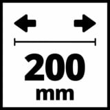 EINHELL Lintzaag TC-SB 200/1 bandzaag Rood/zwart