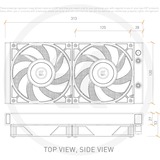 EKWB EK-AIO 280 D-RGB waterkoeling Zwart, RGB led