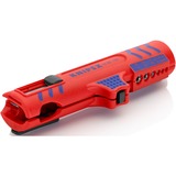 KNIPEX Universele kabelstripper 1685125SB kabelstrip-/ontmantelingsgereedschap Rood/blauw