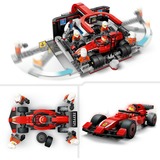 LEGO City - F1 pitstop en pitcrew met Ferrari auto Constructiespeelgoed 60443