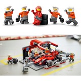 LEGO City - F1 pitstop en pitcrew met Ferrari auto Constructiespeelgoed 60443