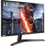 LG UltraGear 27GN800P-B 27" Gaming Monitor Zwart/rood, 2x HDMI, 1x DisplayPort