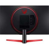 LG UltraGear 27GN800P-B 27" Gaming Monitor Zwart/rood, 2x HDMI, 1x DisplayPort
