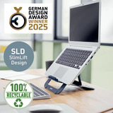 Leitz Ergo Aluminium Ultraplatte Verstelbare Laptopstandaard Donkergrijs