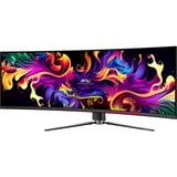 MSI MPG 491CQP QD-OLED 49" Curved UltraWide gaming monitor Zwart, 2x HDMI, DisplayPort, 2x USB-A, 2x USB-B, USB-C, 144 Hz