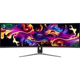 MSI MPG 491CQP QD-OLED 49" Curved UltraWide gaming monitor Zwart, 2x HDMI, DisplayPort, 2x USB-A, 2x USB-B, USB-C, 144 Hz