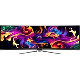 MSI MPG 491CQP QD-OLED 49" Curved UltraWide gaming monitor Zwart, 2x HDMI, DisplayPort, 2x USB-A, 2x USB-B, USB-C, 144 Hz