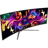 MSI MPG 491CQP QD-OLED 49" Curved UltraWide gaming monitor Zwart, 2x HDMI, DisplayPort, 2x USB-A, 2x USB-B, USB-C, 144 Hz
