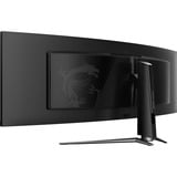 MSI MPG 491CQP QD-OLED 49" Curved UltraWide gaming monitor Zwart, 2x HDMI, 1x DisplayPort, 2x USB-A, 2x USB-B, 1x USB-C, 144 Hz