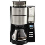 Melitta AromaFresh Edition Koffiezetapparaat met molen 1021-02 koffieapparaat Zwart/zilver