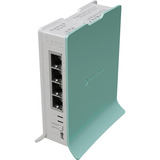 MikroTik hAP ax lite (L41G-2AXD) access point Wit/groen, Qualcomm IPQ-5010 CPU, WiFi 6