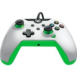 PDP PDP Wired Controller - Neon White Wit/groen