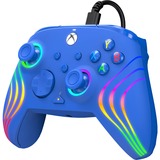 PDP Wired Controller - Afterglow Wave Blauw, Xbox Series X|S, Xbox One, PC