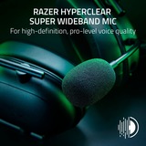 Razer BlackShark V2 HyperSpeed over-ear gaming headset Zwart, Bluetooth, PlayStation 4, Xbox One, Nintendo Switch