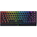 Razer BlackWidow V3 Mini HyperSpeed Keyboard Phantom Pudding Edition, gaming toetsenbord Zwart, US lay-out, Razer Yellow, RGB leds, 65%