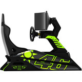 Res-Tech GT Cockpit VR/46 Limited Edition racing simulator Zwart/neongroen