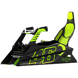 Res-Tech GT Cockpit VR/46 Limited Edition racingsimulator Zwart/neongroen