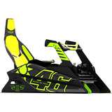 Res-Tech GT Cockpit VR/46 Limited Edition racingsimulator Zwart/neongroen