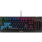 Sharkoon Skiller Mech SGK3, gaming toetsenbord Zwart, US lay-out, Kailh Blue, RGB leds