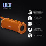 Sony ULT FIELD 1 draadloze draagbare speaker luidspreker Oranje, Bluetooth 5.3