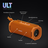 Sony ULT FIELD 1 draadloze draagbare speaker luidspreker Oranje, Bluetooth 5.3
