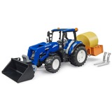 bruder New Holland T5.120 met voorlader, kiepbak en vorken Modelvoertuig 02187