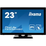 iiyama ProLite T2336MSC-B3 23" Touchscreen-Monitor  Zwart, Touch, VGA, DVI, HDMI, USB, Audio