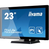 iiyama ProLite T2336MSC-B3 23" Touchscreen-Monitor  Zwart, Touch, VGA, DVI, HDMI, USB, Audio