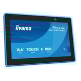 iiyama ProLite TW1625LASC-B3PNR 15.6" touchscreen monitor Zwart (mat), 2x USB-A, USB-C, Wi-Fi 6, BT, RJ-45