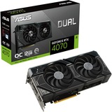 ASUS DUAL GeForce RTX 4070 OC grafische kaart 1x HDMI, 3x DisplayPort, DLSS 3