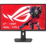 ASUS ROG Strix XG27UCS 27" 4K UHD gaming monitor Zwart, 160Hz, HDMI, DisplayPort, USB-C, AMD FreeSync, NVIDIA G-Sync compatibel