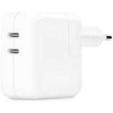 Apple Lichtnetadapter van 35 W met twee USB‑C-poorten voedingseenheid Wit