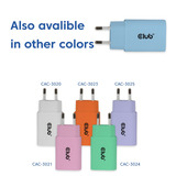 Club 3D 2-Pack USB C Charger 30 Watt Blauw