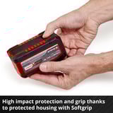 EINHELL 18V 5-8Ah Multi-Ah PXC Plus Accu oplaadbare batterij Rood/zwart