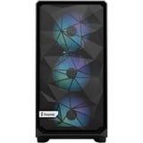 Fractal Design Meshify 2 Lite RGB Black TG Light Tint midi tower behuizing Zwart | 2x USB-A | RGB | Window